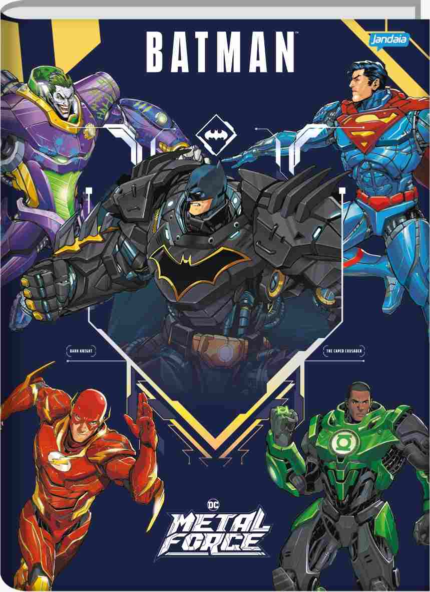 CADERNO BROCHURAO LIGA DA JUSTICA